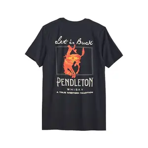 Pendleton Whiskey Let'er Buck Graphic Tee Black/Red