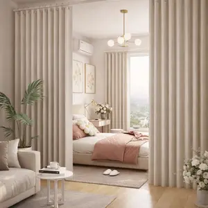 No-Drill Curtain That Turns One Room Into Two Perfect for small apartments, rentals and shared bedrooms Easy to install, foldable, renter-friendly