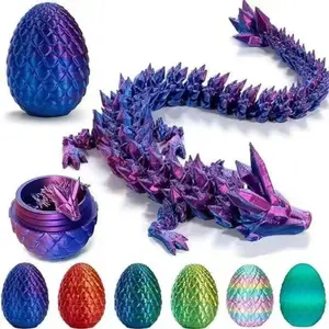 3D Dragon & Egg Design Decoration Set, DIY Laser Engraved Dragon Toy Kit, Holiday Party Decor, Men Gift, Home Room Ornament,Boys & Men gifts, Interior Decoration Accessories