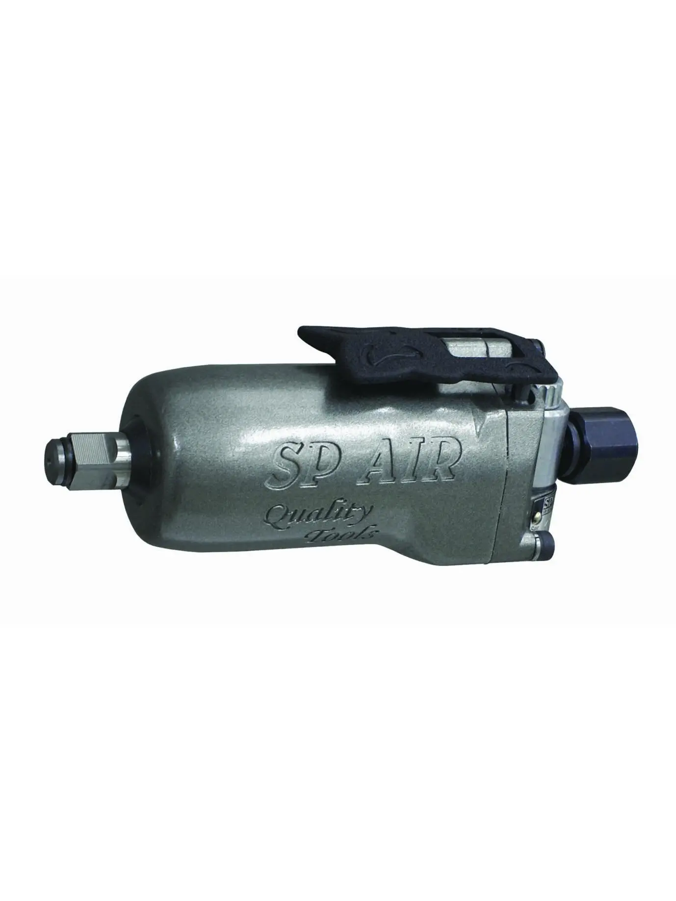 SP Air SP-1850 .375 in. Baby Butterfly Palm Impact Wrench - Double Hammer, Forward & Reverse, 10000 rpm Free Speed, 72 ft-lbs. Torque, Butterfly Throttle, 5.38"l x 1.57"h x 1.83"w - Ideal for Small Engine Repair, Transmission Work, 72Ft-Lbs.
