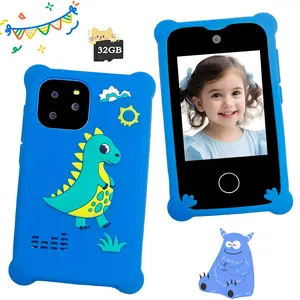 2.8" Kids Touchscreen Learning Phone Toy, with Dual Camera & Music Player, Educational Smart Toy, Selfie Camera STEM Gift for Boys Girls Ages 3-12 (With 32GB Card)