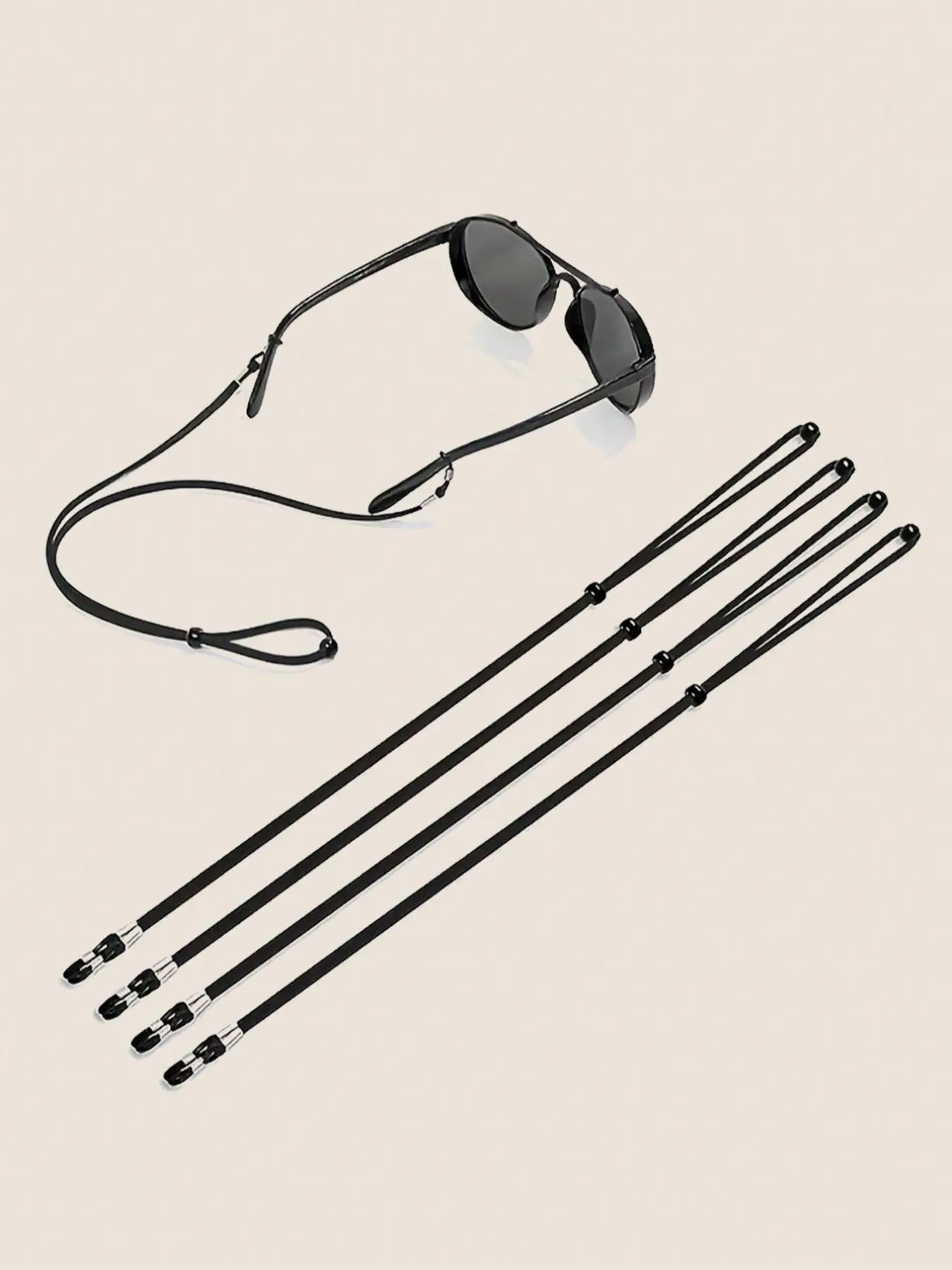 Adjustable Sport Glasses Lanyards, Anti-slip Sport Glasses Lanyards, Glasses Holder Strap Around Neck, Fashion Accessories  for Active Lifestyle, Outdoor Sunglasses