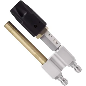 Adjustable M5 Twist Nozzle for Pressure Washer, 2 in 1 Adjustable Long Range Shooter Tip with 1/4" Quick Connect, 3-7 GPM Adjustable Shooter Tip M5 Twist Nozzle