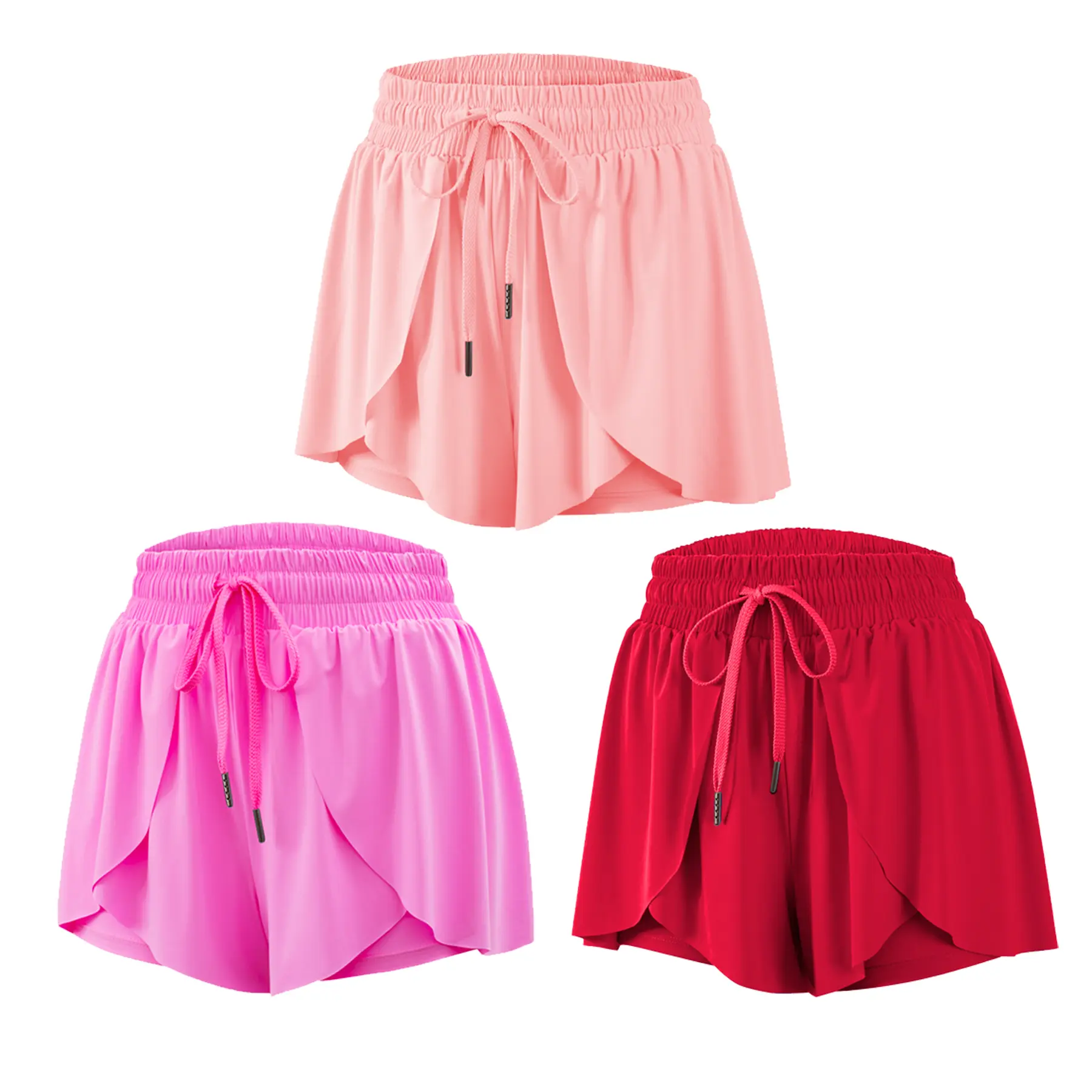 Light pink+Hot pink+Red