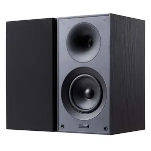 Passive Bookshelf Home Speakers, Stereo Pair For Hi-Fi Audio, Wide Frequency Response 65 Hz To 20 kHz, Clear Detailed Sound, Compact Cabinet For Living Room Or Bedroom, Easy Passive Speaker Setup For Home Theater And Music