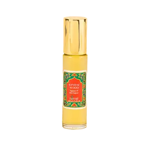 Nemat Sandalwood Perfume Oil - Mini 5ml Fragrance - Sustainable Packaging, Travel Friendly Roll-On Bottle