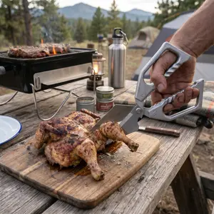 Professional Kitchen Shears Multi-Purpose Heavy Duty Scissors for Chicken Wings Bones Spatchcock Fish Duck Butcher Poultry Meat & Herb Sharp Easy to Clean, Bottle Opener,Nutcracker