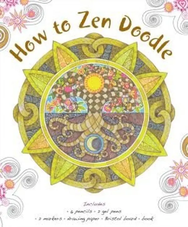 USED Book - How to Zen Doodle by Carolyn Scrace (Paperback) - English