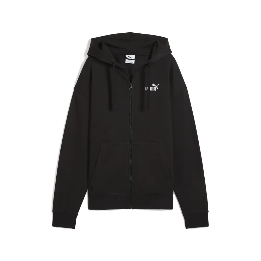 PUMA Womens Essentials No. 1 Logo Comfort Hoodie Casual Outerwear Casual - Black