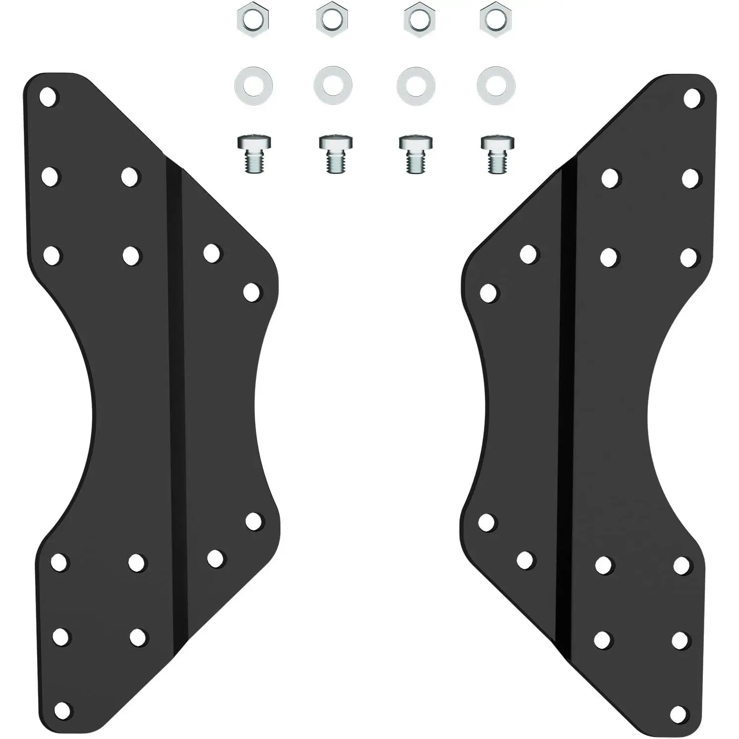 Adjustable VESA Conversion Plate Adapter for Monitor Arm, TV Wall Mount, TV Mount Bracket - Convertible Dimensions: 100x150, 150x100, 100x200, 200x100, 150x150, 150x200, 200x150, 200x200