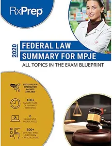 USED-RxPrep Federal Law Summary for MPJE by RxPrep (Paperback)