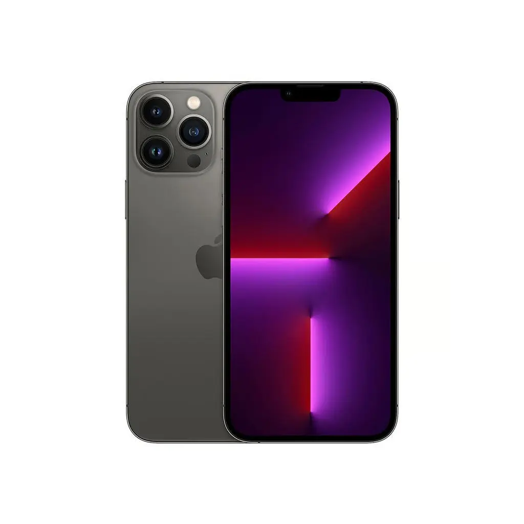 Refurbished iPhone 13 Pro Smartphone - 6.1" Display, 128GB Storage, Graphite, Unlocked, Excellent Condition, Advanced Camera, Powerful Chip, Bluetooth-Enabled Cellphone