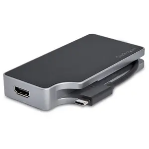 Startech CDPVDHMDPDP 4-in-1 60Hz 95W Power USB-C Multiport Video Adapter, Space Gray