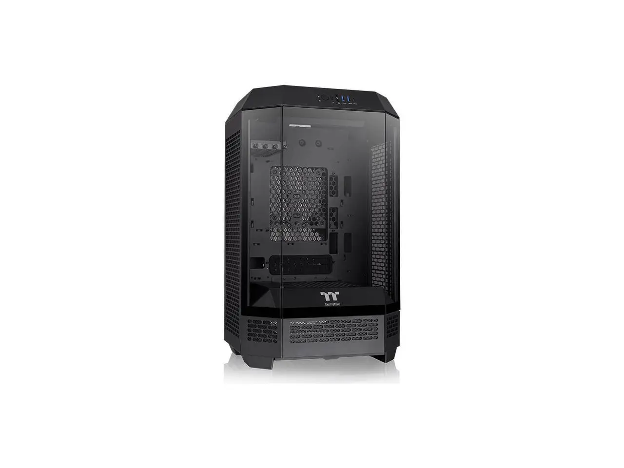 Thermaltake Tower 300 Black Micro-ATX Case; 2x140mm CT Fan Included; Support Up to 420mm Radiator; Horizontal display capable with optional Chassis Stand Kit/Optional LCD Kit; CA-1Y4-00S1WN-00
