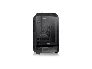 Thermaltake Tower 300 Black Micro-ATX Case; 2x140mm CT Fan Included; Support Up to 420mm Radiator; Horizontal display capable with optional Chassis Stand Kit/Optional LCD Kit; CA-1Y4-00S1WN-00