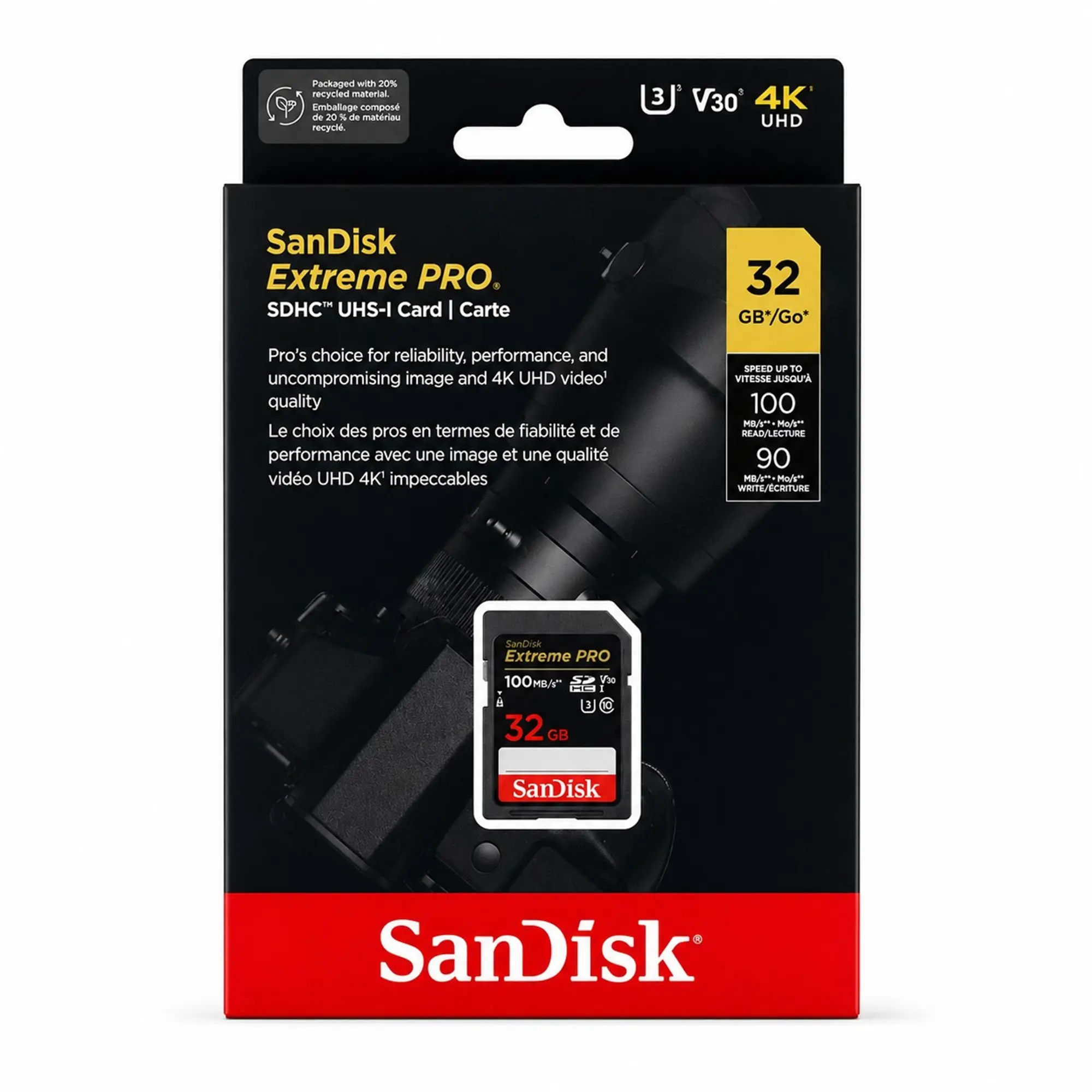 SanDisk Extreme Pro 32GB SDHC UHS-I Memory Card