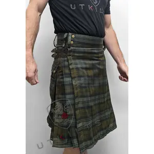 Utility Kilt – GlenLoch, Black Watch Weathered