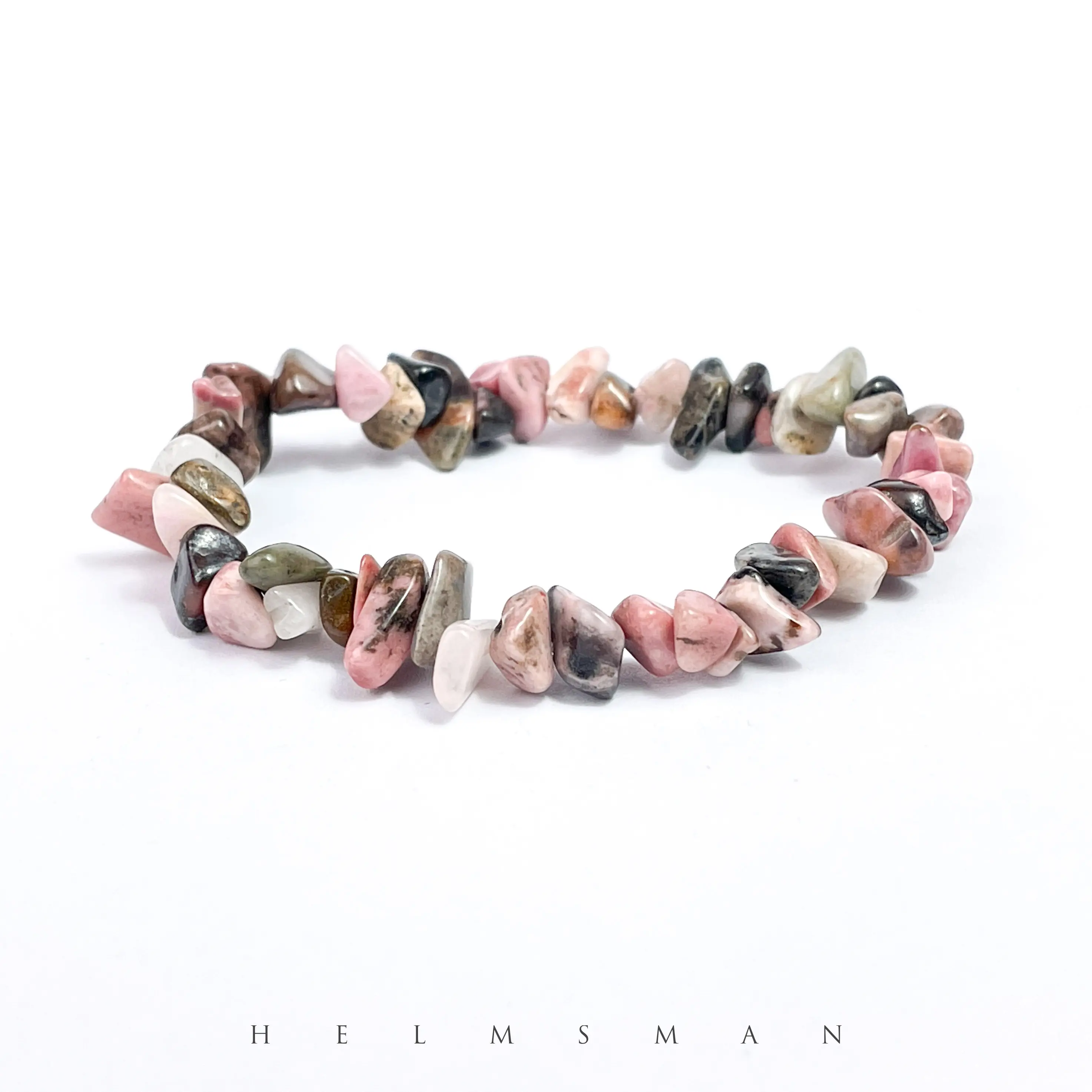 [Direct Buy] 1 Count Rhodonite chip bracelet