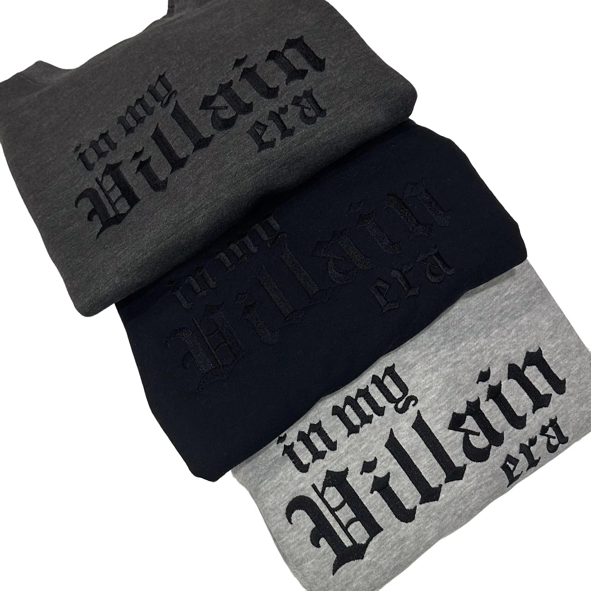 In My Villain Era TM Embroidered Crewneck Sweatshirt Streetwear Clothing Comfortable Cozy Menswear Trendy Book Fashion