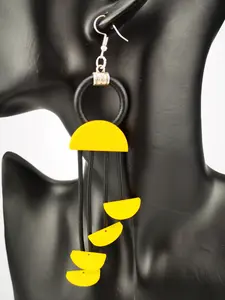 Elegant Geometric Design Earrings, Fashionable Luxurious Jewelry Set, Daily Wear Bohemian Style Accessories for Women