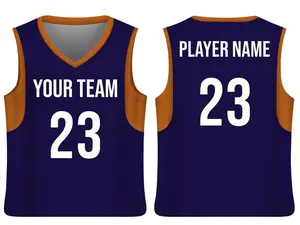 Sportsgearswag Custom Classic Two Tone Armhole Solids Adult Youth Unisex Basketball Jersey Top Quality Polyester Fabric Full Customization Available Sublimated Printing Comfort Fit
