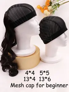 Grid Dome Wig Cap with Guide Map, Stretchable Wig Caps for Wig Making, Beginner Friendly Wig Caps, Ideal for Wig Crafting