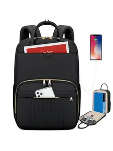 Fashion Laptop Backpack, 15.6 Inch Waterproof Work Business Computer Backpack, Large Nurse Teacher Bag, Casual Daypacks for College, Business