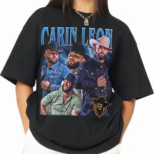 Retro 90s Carin León Vintage Shirt, Mexican Singer Graphic Tee, Latin Concert T-Shirt Unisex Fan Gift