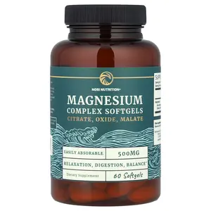 Nobi Nutrition Magnesium Complex, 500 mg , 60 Softgels