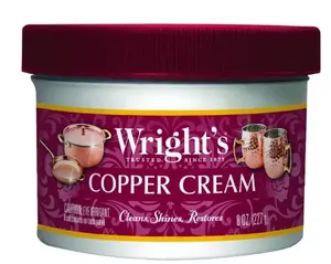 Wright's Copper and Brass Cream Cleaner - 8 Ounce