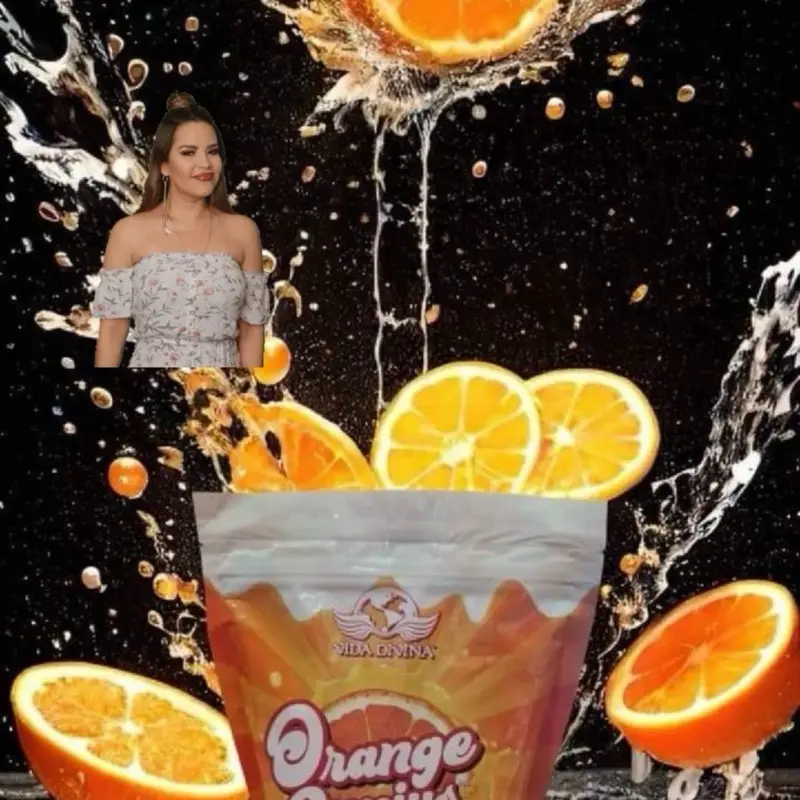 Orange Genius Juice Beverage - 30 Servings of Natural Ingredients for Energy and Concentration - I Fruit