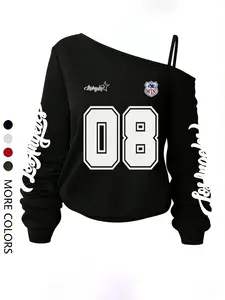 Women's Off-Shoulder Slouchy Long Sleeve Sweatshirt, Moon Phase Tree of Life Print, Witchy Gothic Aesthetic, Soft Oversized Pullover, Casual Top