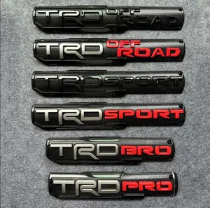 2PCS Sport Emblem Nameplate Badge for the Side Fender Door-set of 2 Decal decals for truck car stickers air release technology auto accessory emblem nameplate badge TRD OFF ROAD