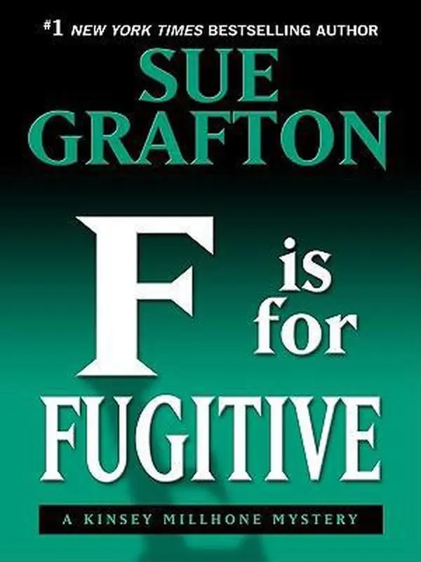 USED Book - F Is for Fugitive: A Kinsey Millhone Mystery (Thorndike Press Large Print Famous Authors Series) by Sue Grafton (Hardcover) - english