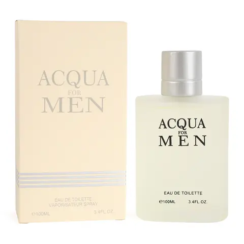 Acqua For Men Eau De Toilette Spray Cologne for Men 100ml/3.4fl.oz. - Fragrance for Men