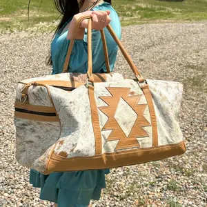 Kallie Jane Cowhide Duffel