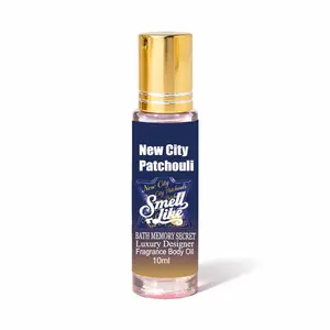 Bath Memory Secret 20% Essential Oil Concentration, New City Patchouli Roll-On Perfume Oil, Oriental Floral Scent, Unisex Fragrance