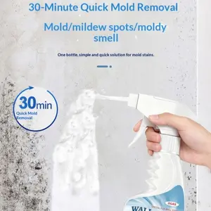 Wall Mold Remover Spray, Home Wall Bathroom Shower Mold Cleaner, Non-Damaging Wall Mold Killer, Powerful Mold Removal Solution