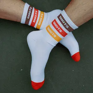 Pickleballs of Fire! "Shots Shots Shots" Sports Socks - Ri-DINK-ulous  & Made for Play