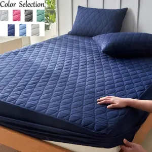 Waterproof Bed Sheet Queen Size, Premium Polyester Cotton, Deep Pocket Design, Super Soft Luxurious, Durable Material, Breathable