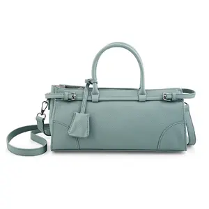 La Marey Genuine Leather Crossbody Bag with Handle Drop and Shoulder Strap