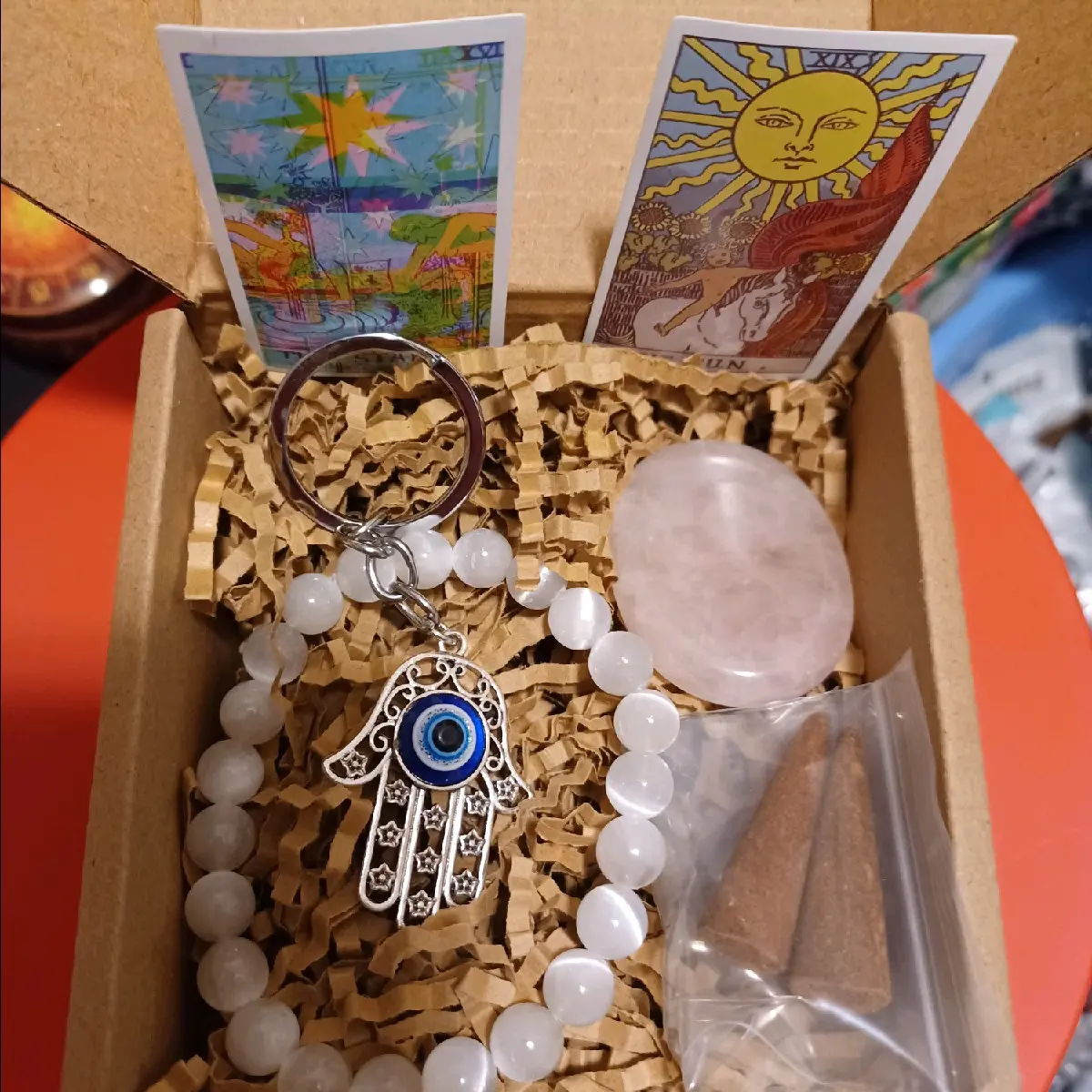 intuitively chosen worry stone/bracelet set
