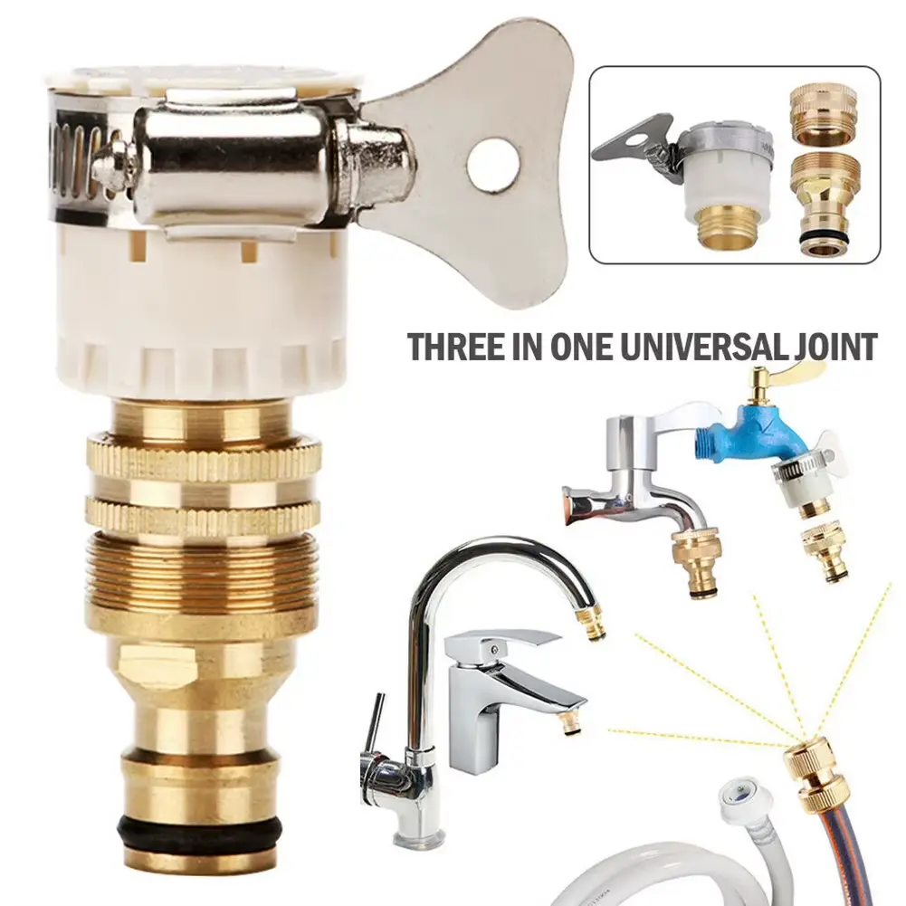 15-23Mm Universal Hose Tap Adapters Faucet Tap Connector Garden Water Hose Pipe Fitting Faucet Adapter Watering Garden Tools