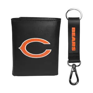 Siskiyou Sports NFL Tri-fold Wallet & Strap KeyChain