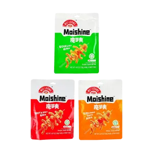 WEILONG Konjac Jelly Snacks Variety Pack - Spicy, Mala, and Sour & Spicy Flavors (3 Flavors x 138g) - Low Calorie, Low Fat, High Fiber Healthy Snack