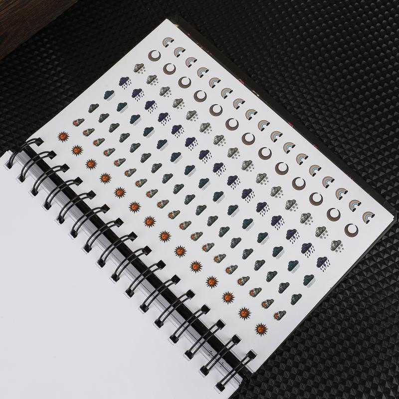 Roman Compass Style Diary Book, Detailed Daily Progress Tracking Notebook, Effective Time Management Planning Tool, Travel Diary Notebook