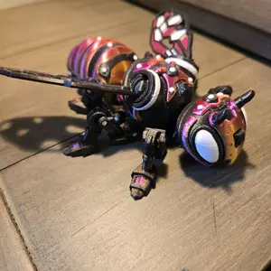 Mech bee color changing articulating