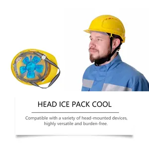 2Pcs Universal Helmet & Hat Cooling Ice Packs, Reusable Cool Pads for Outdoor Activities (Party Gift)