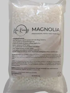 Kem Keeney Esthetics Magnolia Professional Rosin-Free Hard Wax Hypoallergenic for Sensitive Skin & Allergy Prone Clients