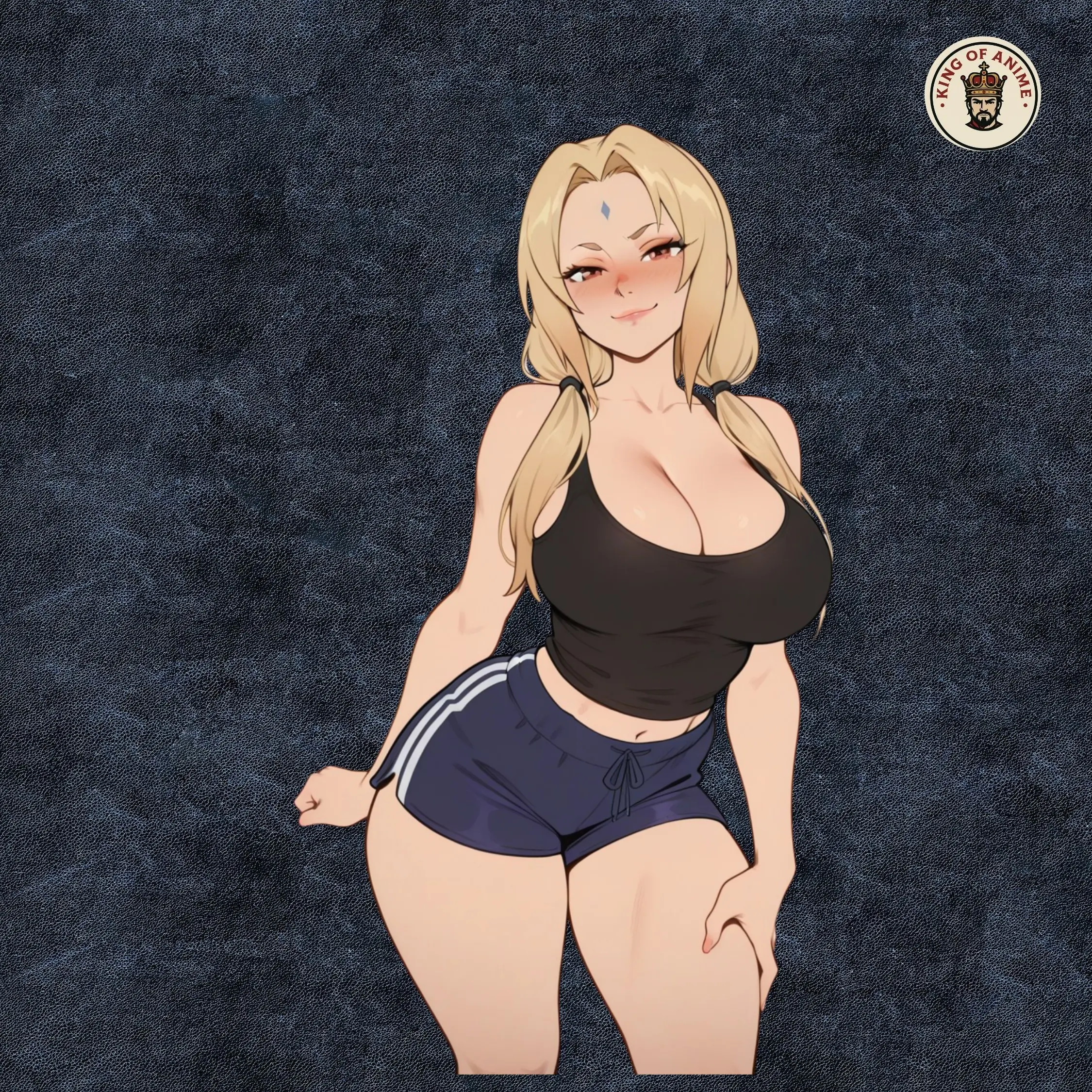 Blonde Anime Girl Sticker, Sporty Casual Outfit Decal, Laptop Journal Decor